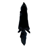 Authentic Dyed Black Fox Fur Pelt/Skin
